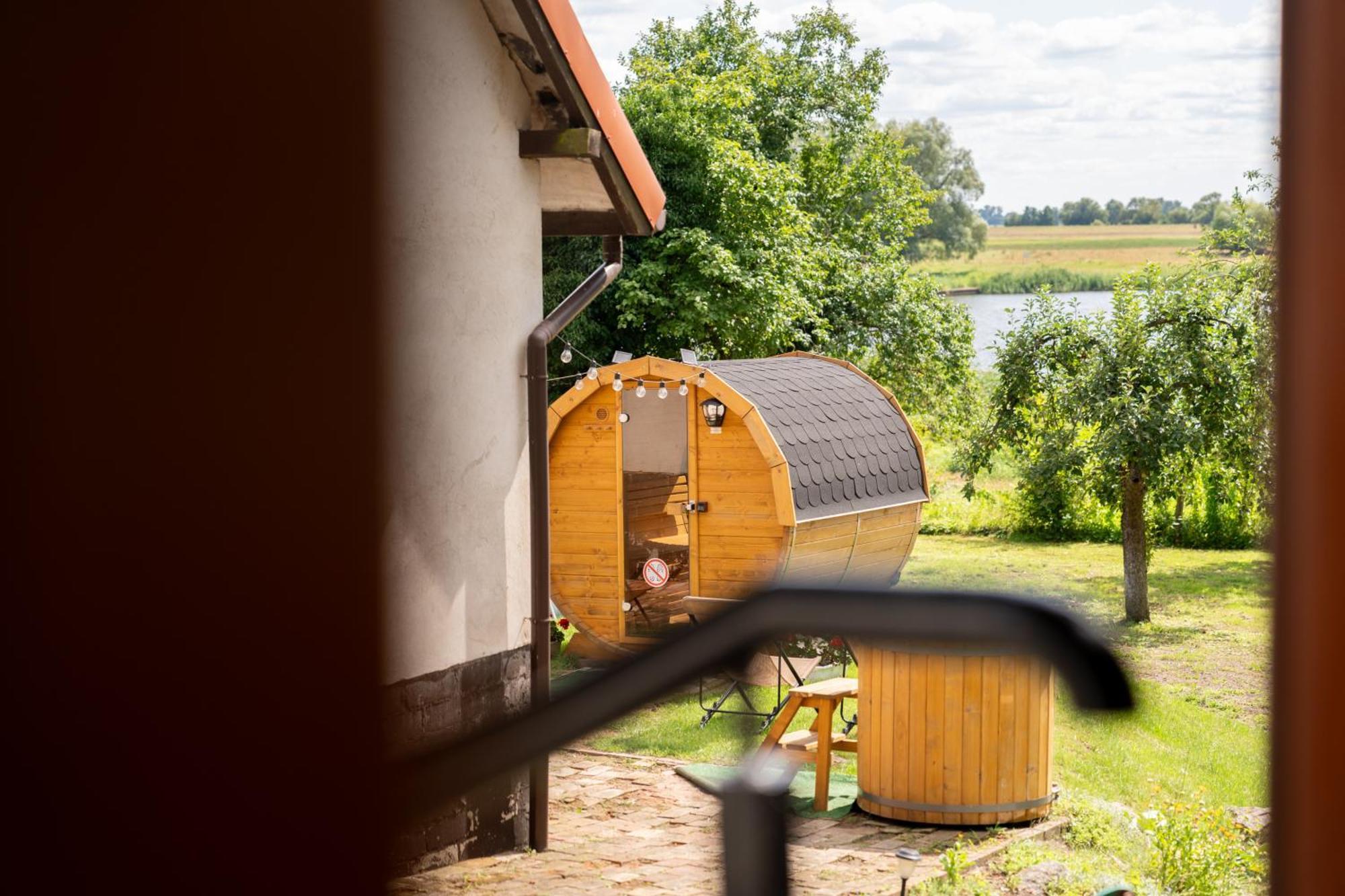 Oderpoint#Sauna#Jacuzzi Gozdowice Экстерьер фото